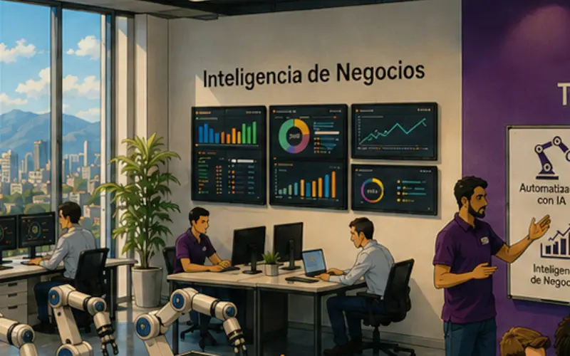 Zona de Inteligencia de Negocios en la oficina NITEK